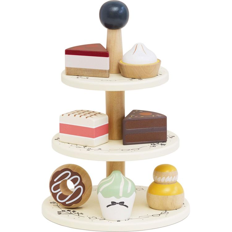  Le Toy Van -  Three Tier Patisserie Cake Stand -  Preschool