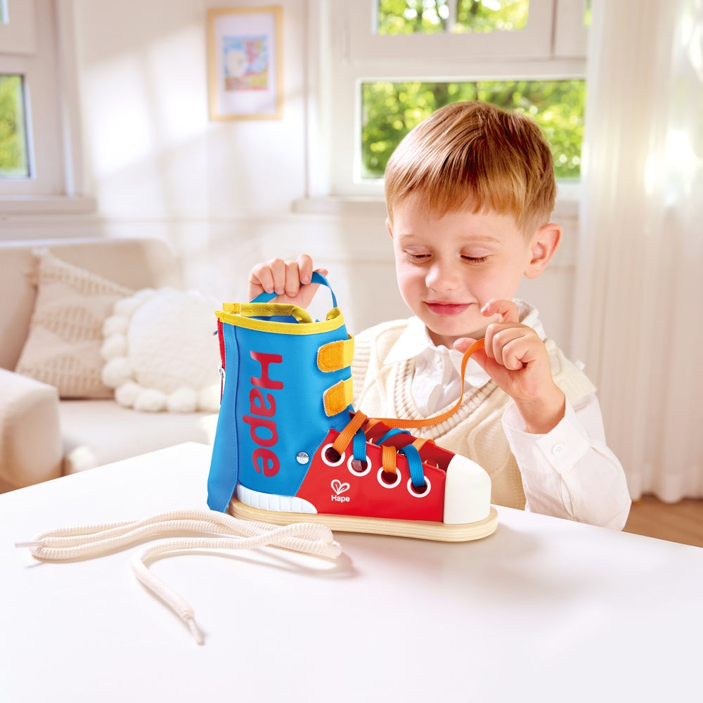 Hape -  Tie-It Lacing Sneaker -  Preschool