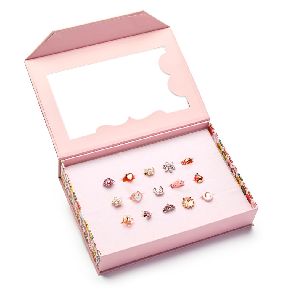  FAO Schwarz -  Tiny Glam Rings 15-Piece Set -  Fashion Activity and Roleplay