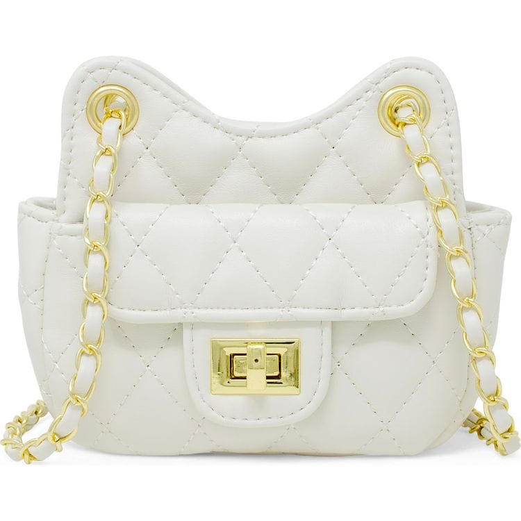 Zomi Gem Trend Accessories Tiny Quilted Treasure Purse - White