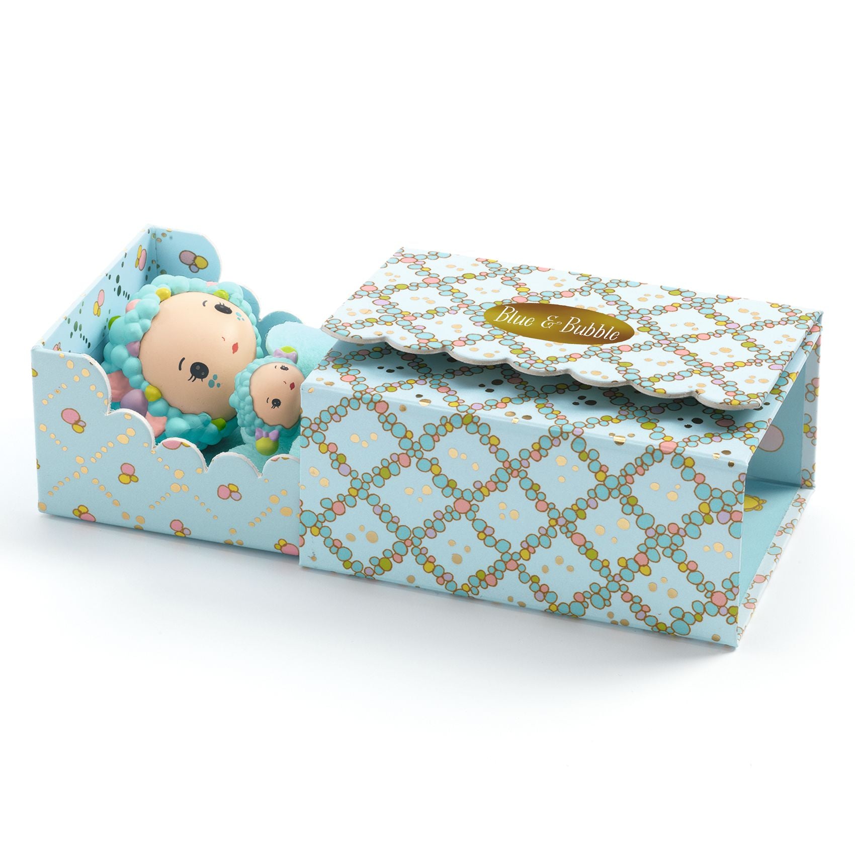  Djeco -  Tinyly Blue Tinyroom with Figurines -  Collectibles