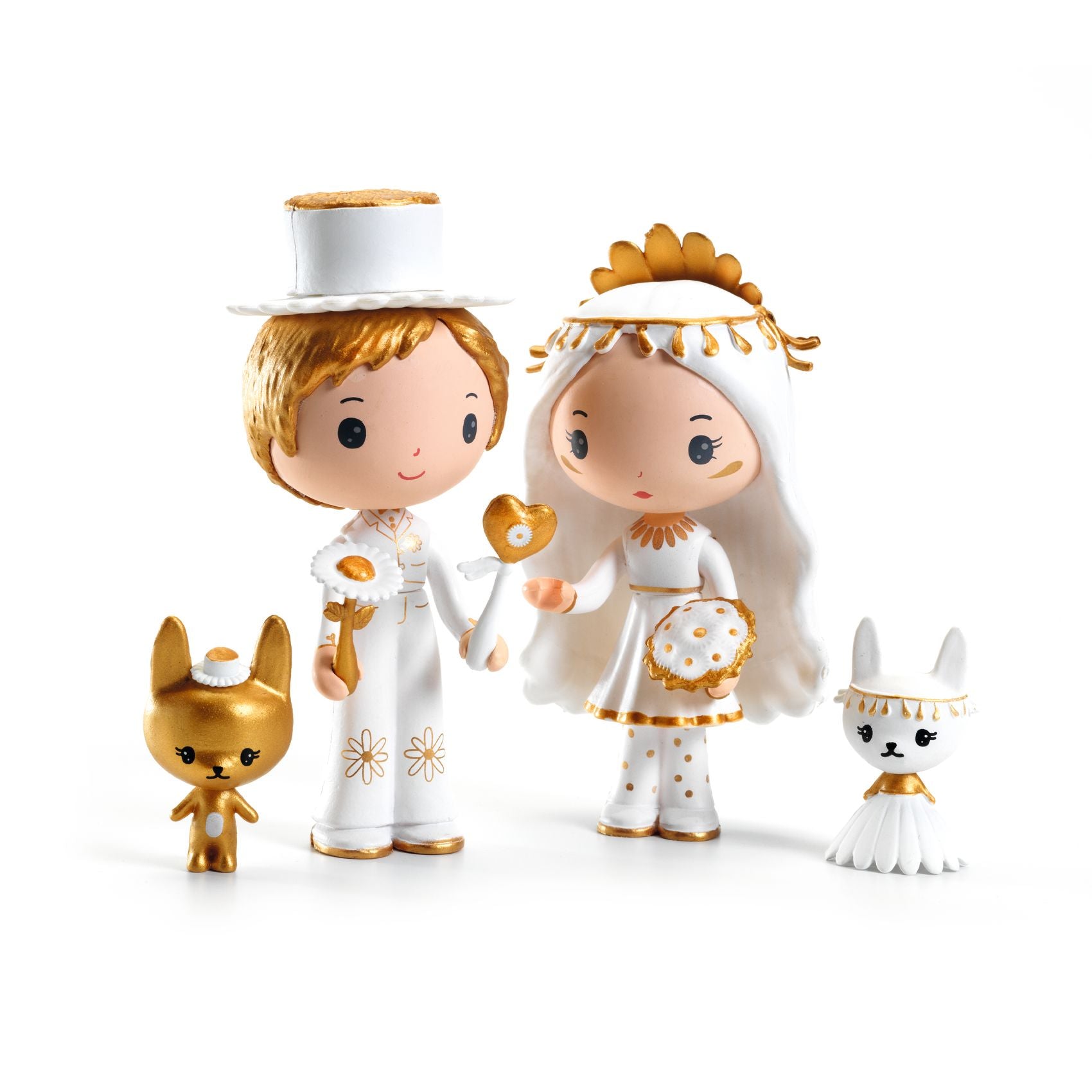  Djeco -  Tinyly Marguerite & Léoplold Figurines -  Collectibles
