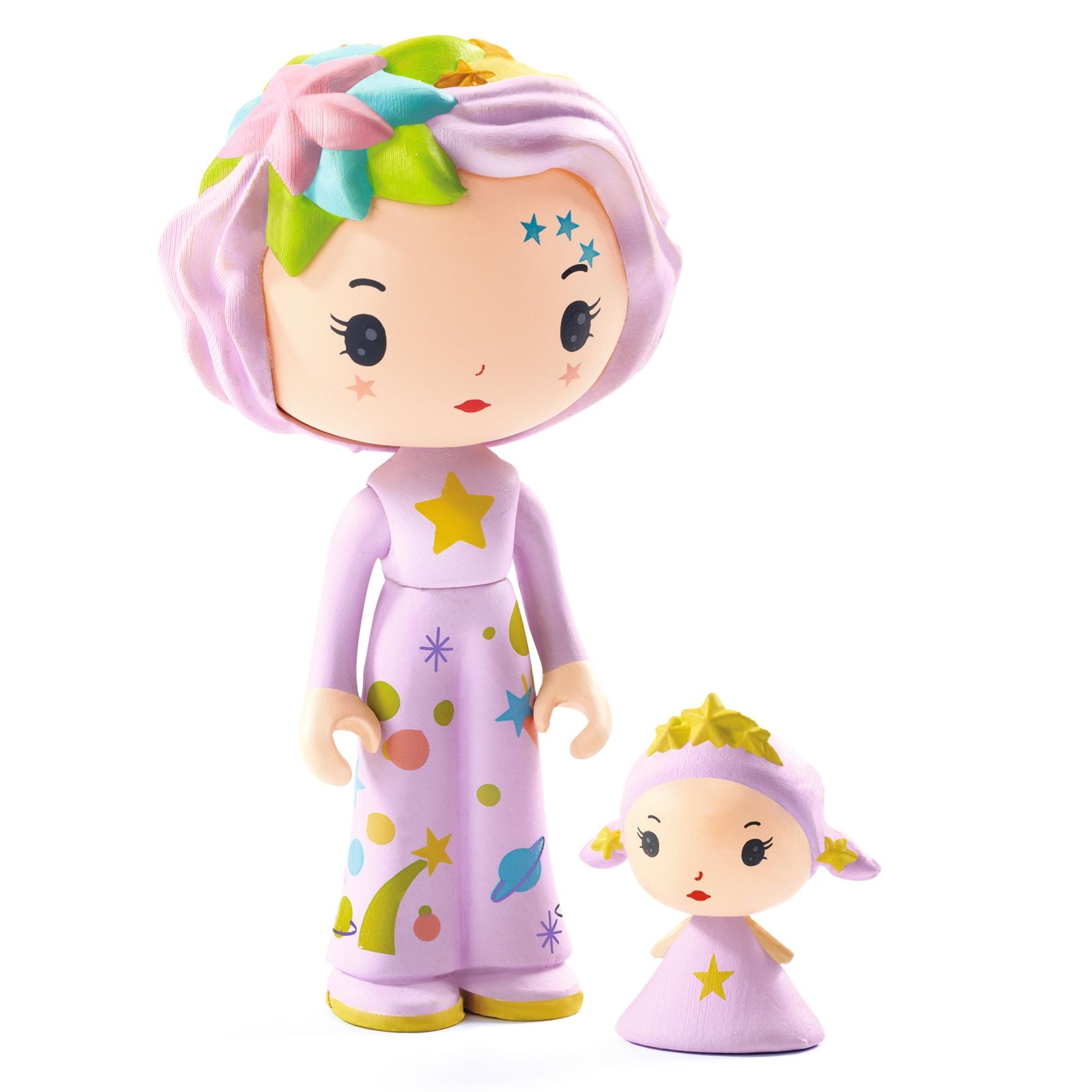  Djeco -  Tinyly Violet Tinyroom with Figurines -  Collectibles