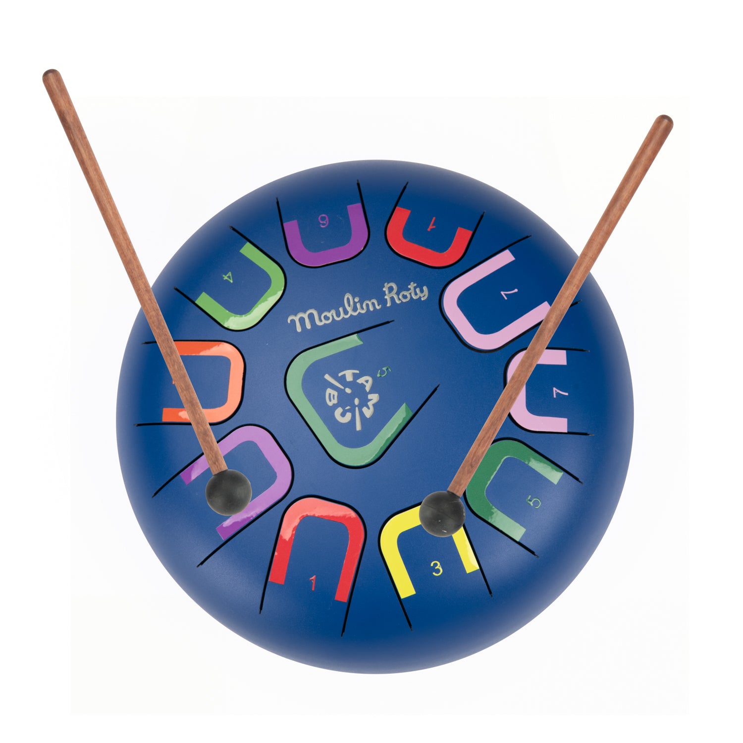  Moulin Roty -  Tongue Drum XL - Navy -  Music