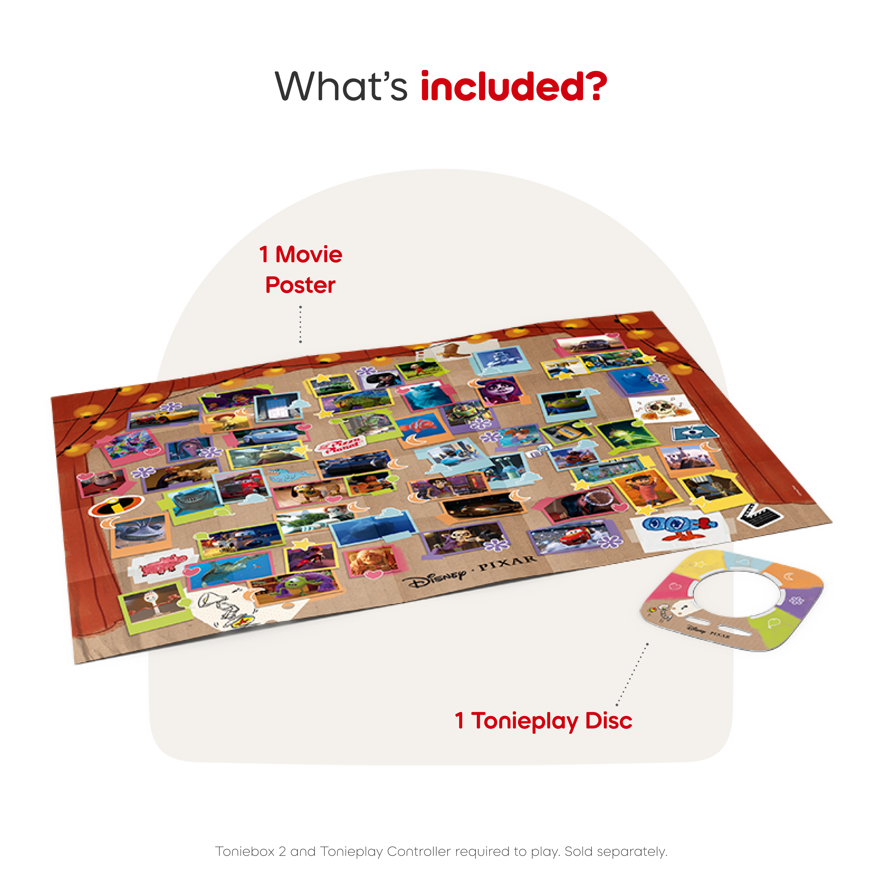  Tonies -  Tonieplay Disney Pixar: Scene Searchers -  Electronics