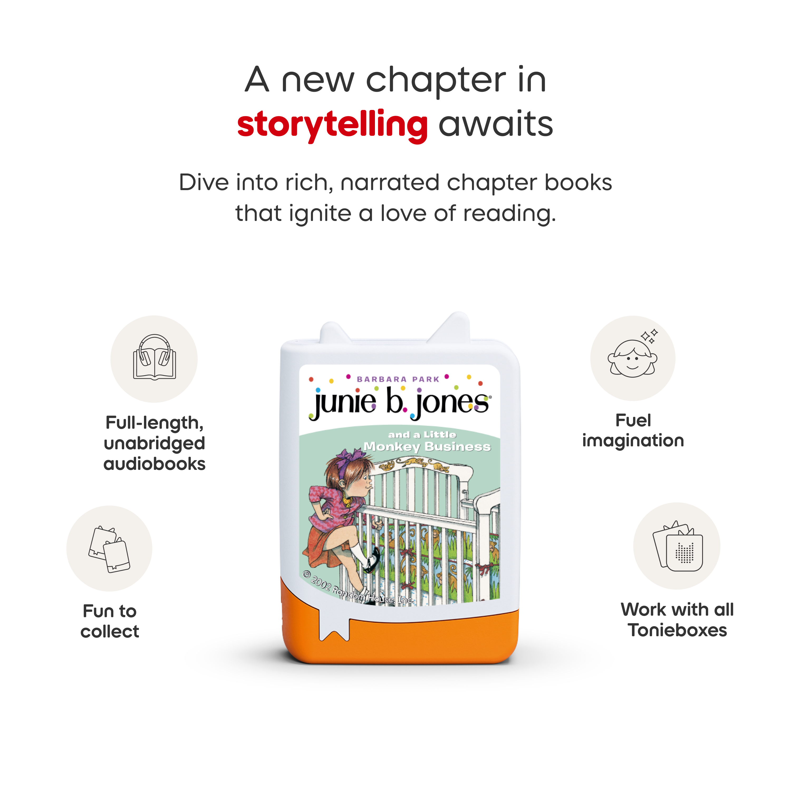  Tonies -  Tonies Audiobooks: Junie B. Jones -  Electronics