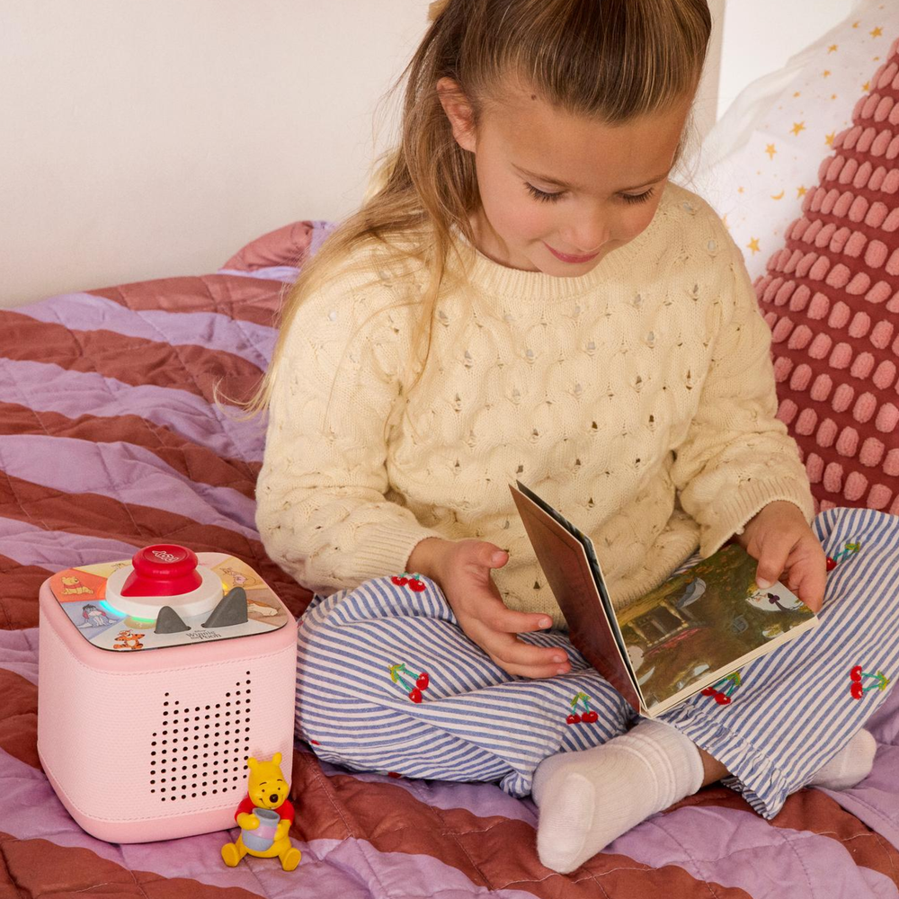  Tonies -  Tonies Disney Winnie the Pooh Toniebox 2 Play Set - Cloud Pink -  Electronics