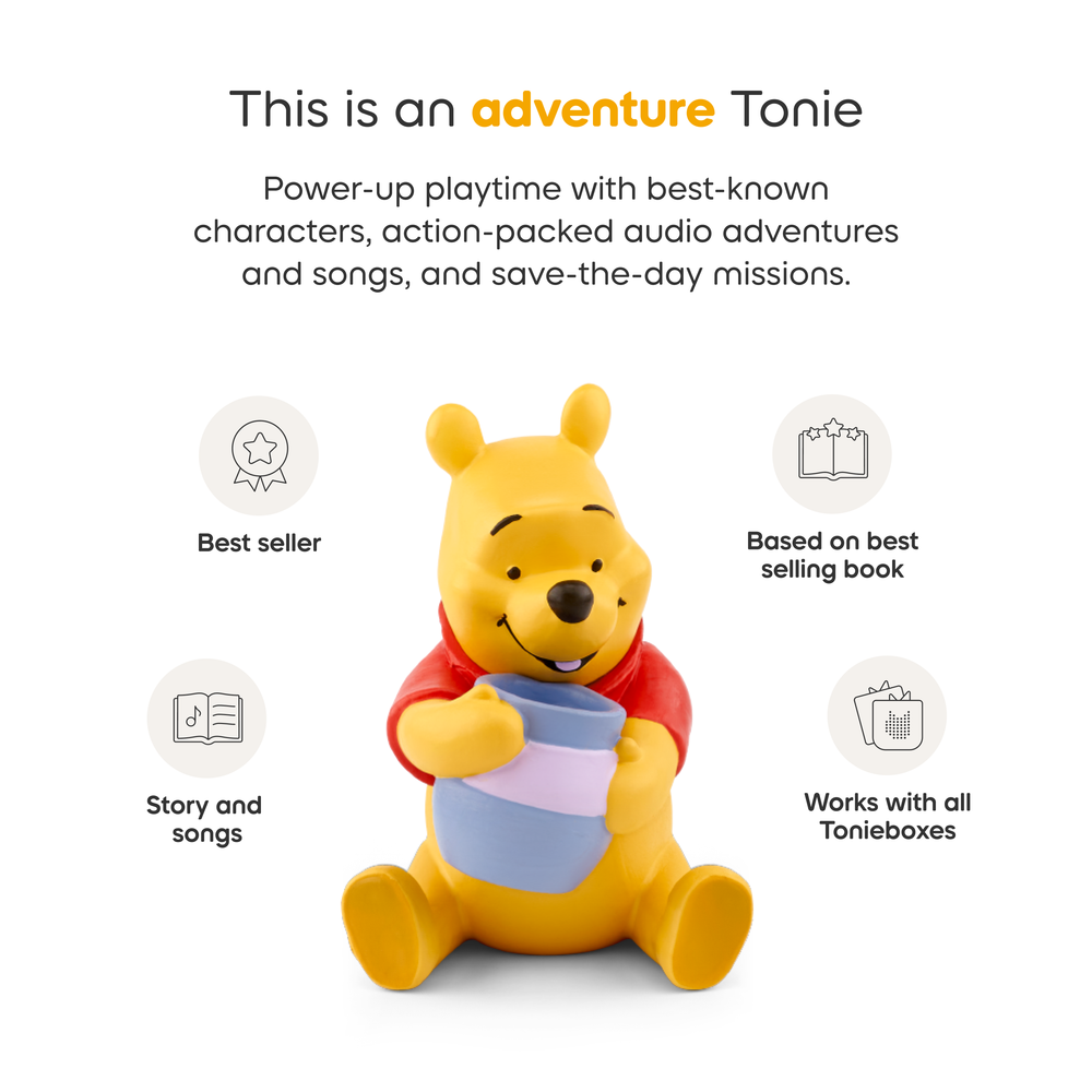  Tonies -  Tonies Disney Winnie the Pooh Toniebox 2 Play Set - Cloud Pink -  Electronics