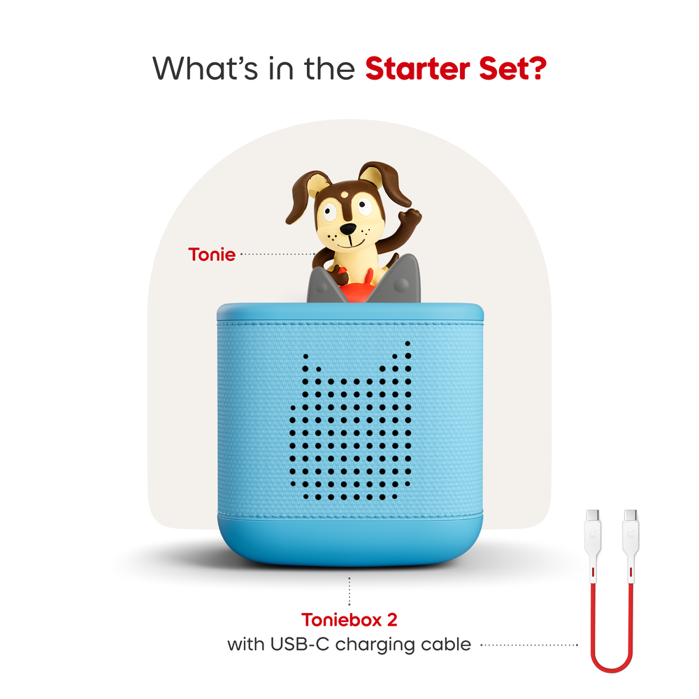  Tonies -  Tonies Playtime Puppy Toniebox 2 Starter Set - Sky Blue -  Electronics