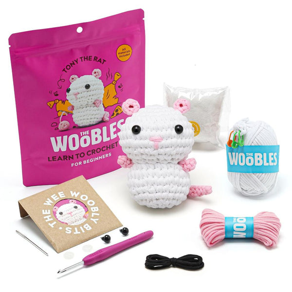 Tony the Rat Learn to Crochet Kit | The Woobles