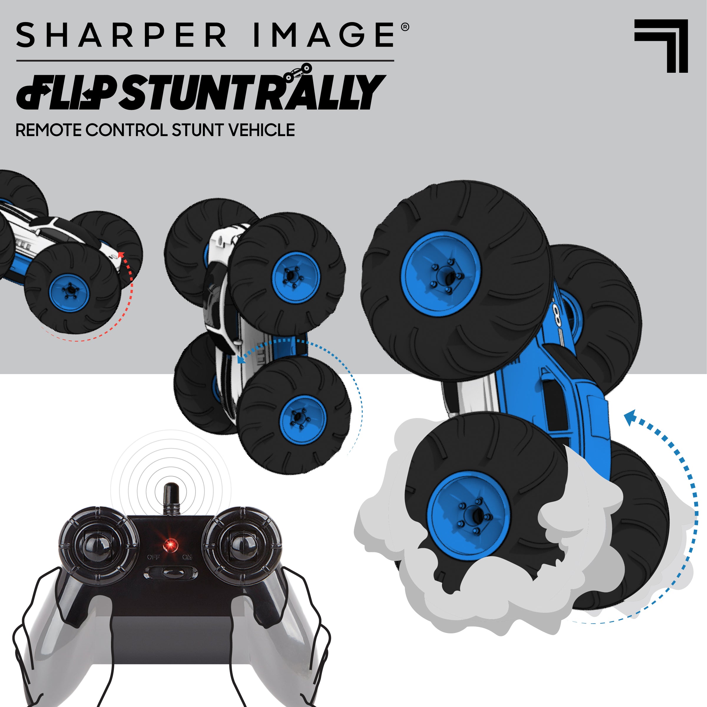 Flip Stunt Rally Remote Control Stunt Vehicle