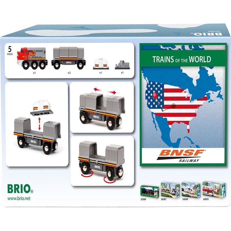  Brio -  Trains of the World – Santa Fe Train -  Preschool