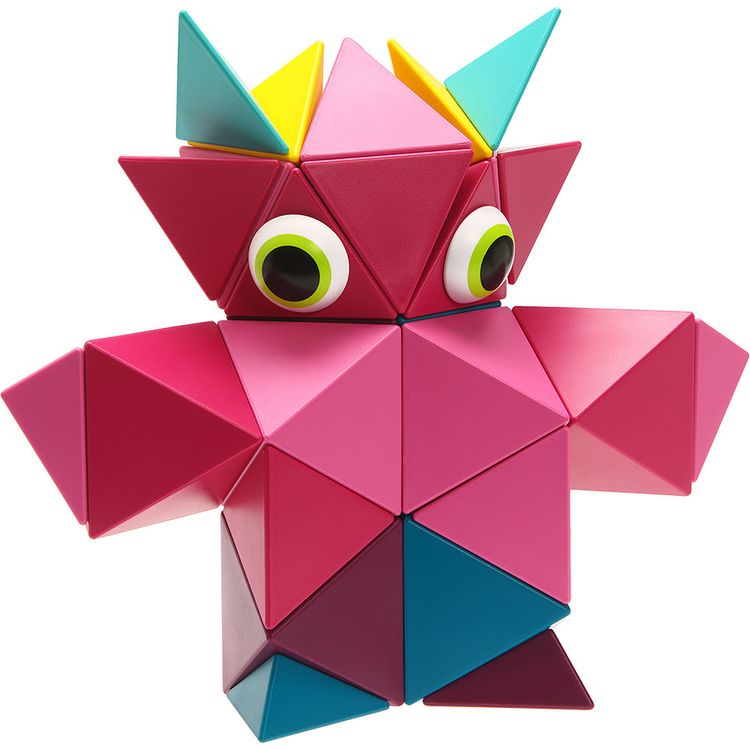  Trido -  Trido Flamingo Large Magnetic Building Set - 36 Pieces -  Preschool