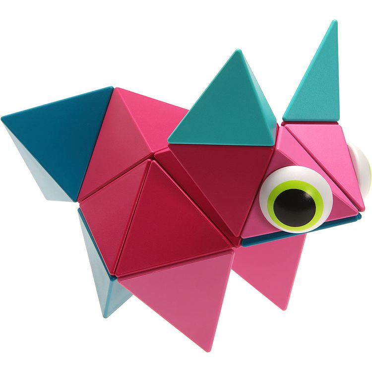  Trido -  Trido Flamingo Medium Magnet Building Set - 24 Pieces -  Preschool