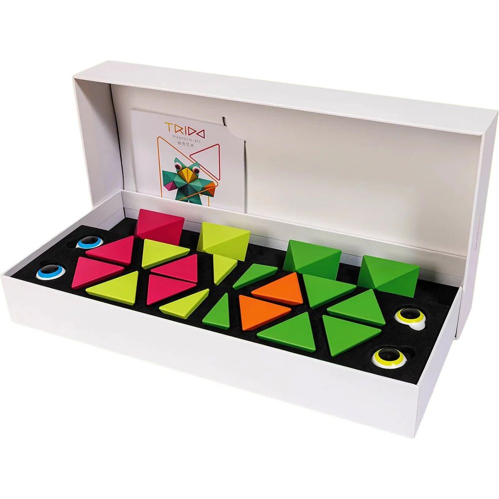  Trido -  Trido Jungle Medium Magnet Building Set - 24 Pieces -  Preschool
