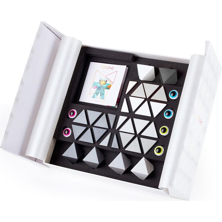  Trido -  Trido Monochromatic Large Magnet Building Set - 36 Pieces -  Preschool