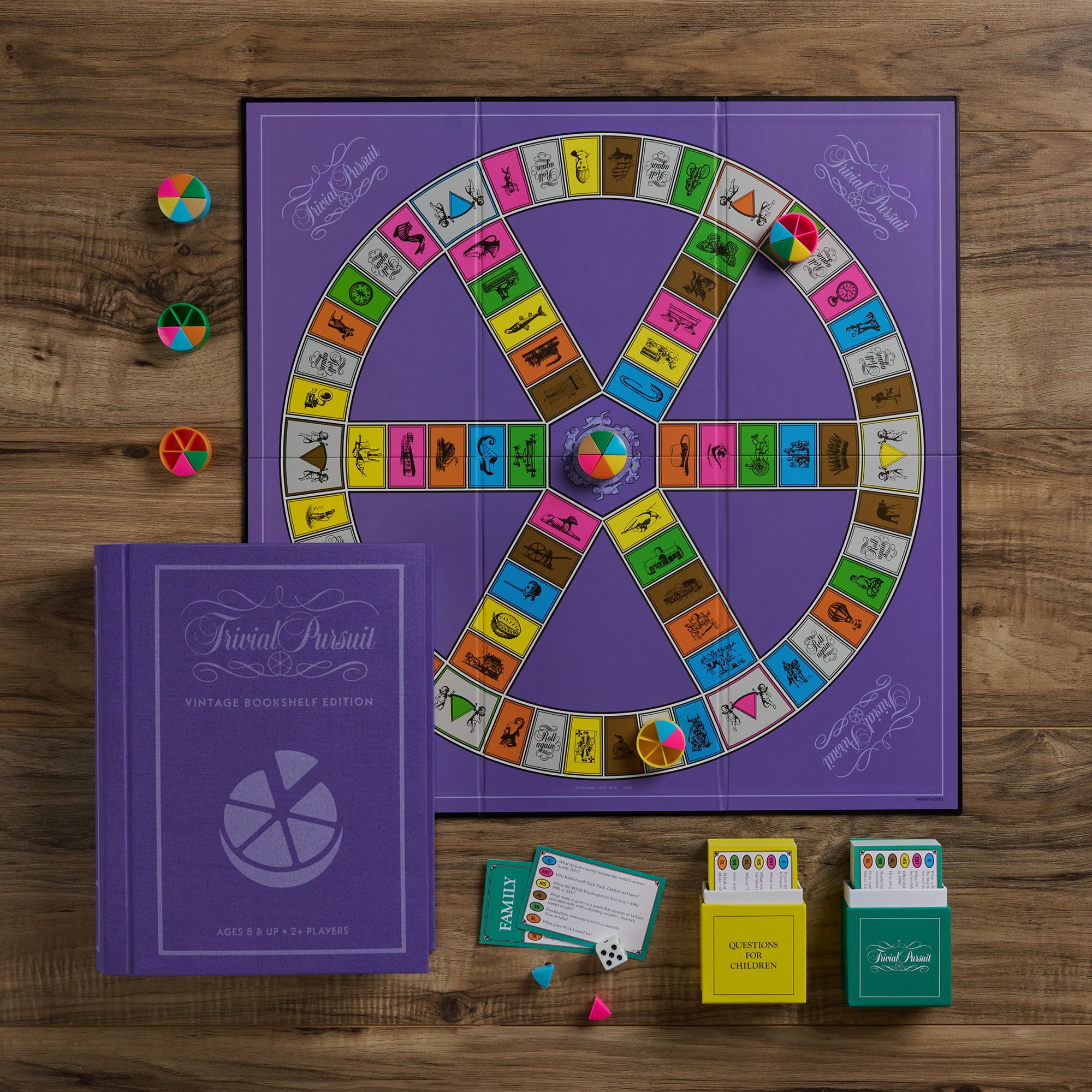  WS Game Company -  Trivial Pursuit Vintage Bookshelf Edition -  Games