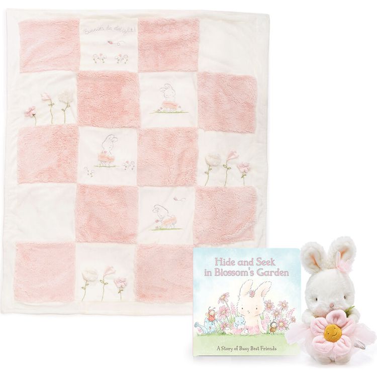  Bunnies By The Bay -  TuTu Delight Quilt Heirloom Gift Bundle -  Infants