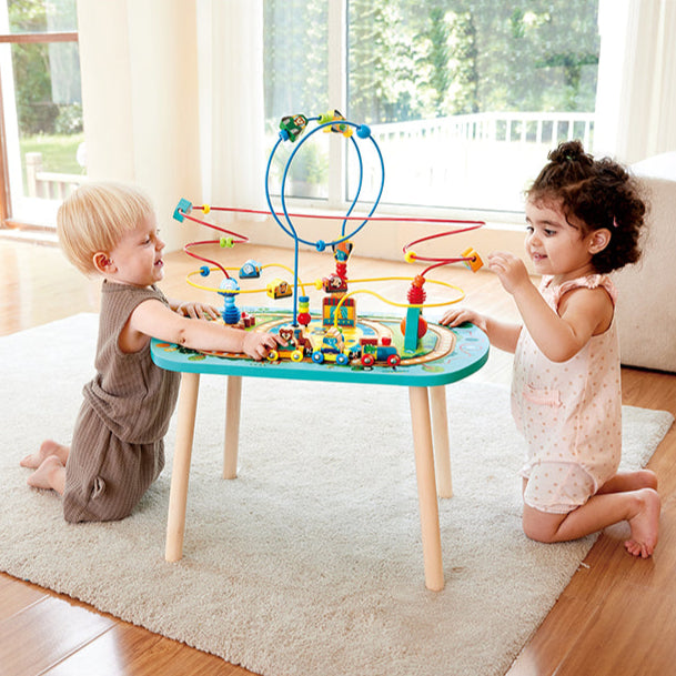  Hape -  Twisting Railway Maze Table -  Infants