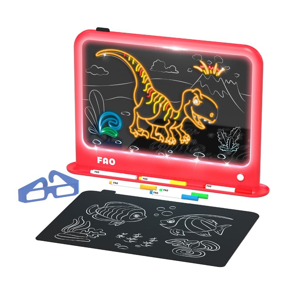 FAO Schwarz -  Ultimate Neon Light Board 11-Piece Set -  Creativity