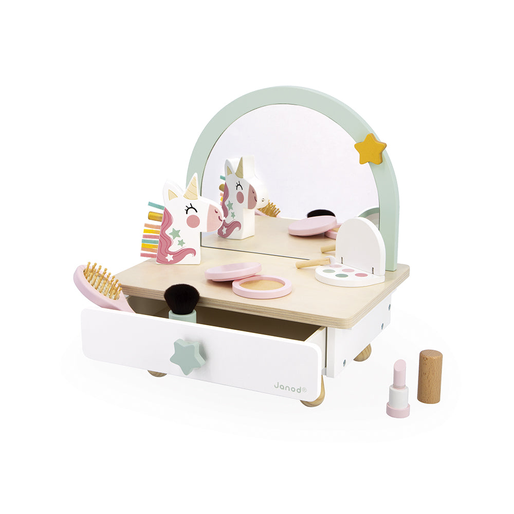  Janod -  Unicorn Mini Dressing Table -  Preschool