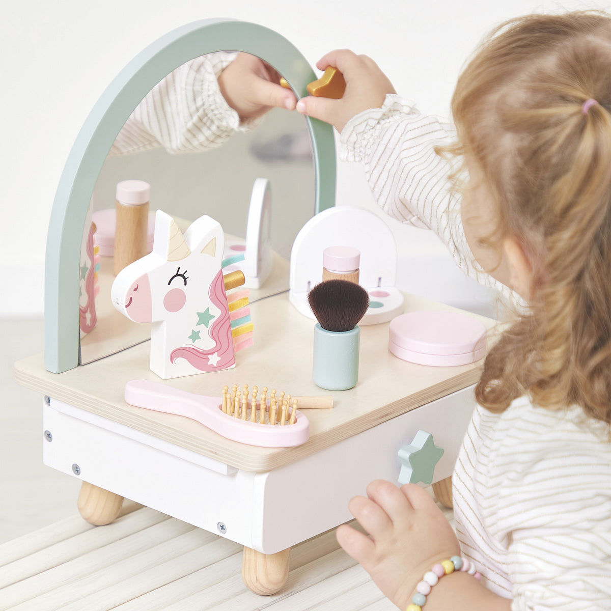  Janod -  Unicorn Mini Dressing Table -  Preschool