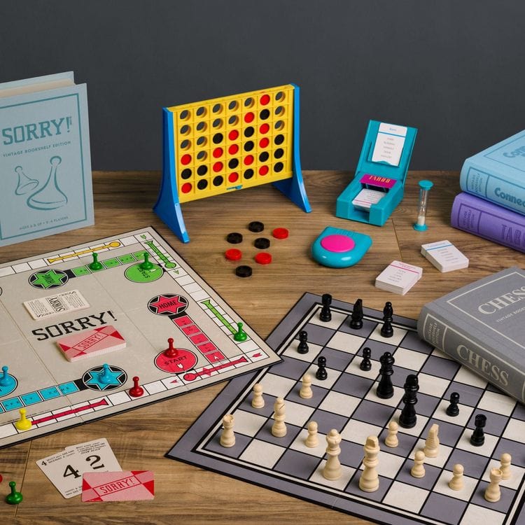 WS Game Company -  Vintage Bookshelf Games 15-Pack Bundle -  Games