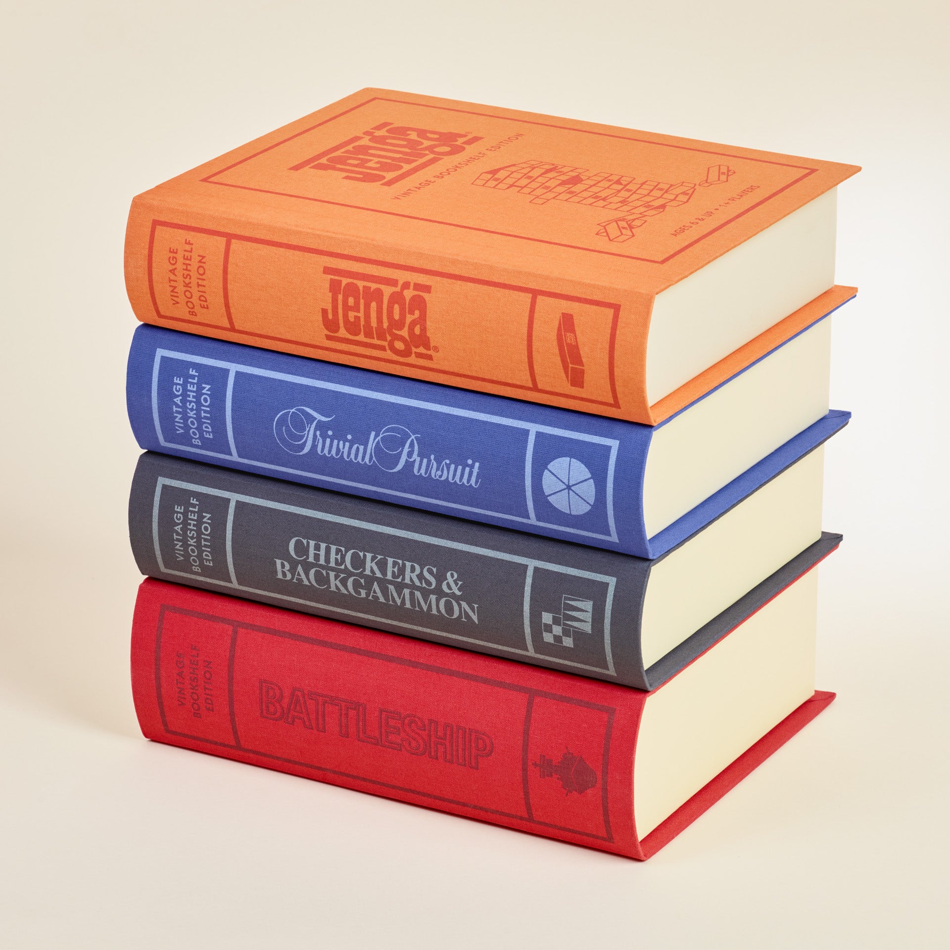  WS Game Company -  Vintage Bookshelf Games – 25-Pack -  Games