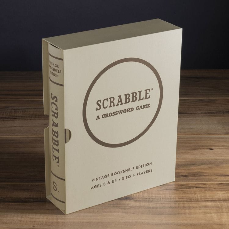  WS Game Company -  Vintage Bookshelf Games 3-Pack: Monopoly, Scrabble, Clue -  Games