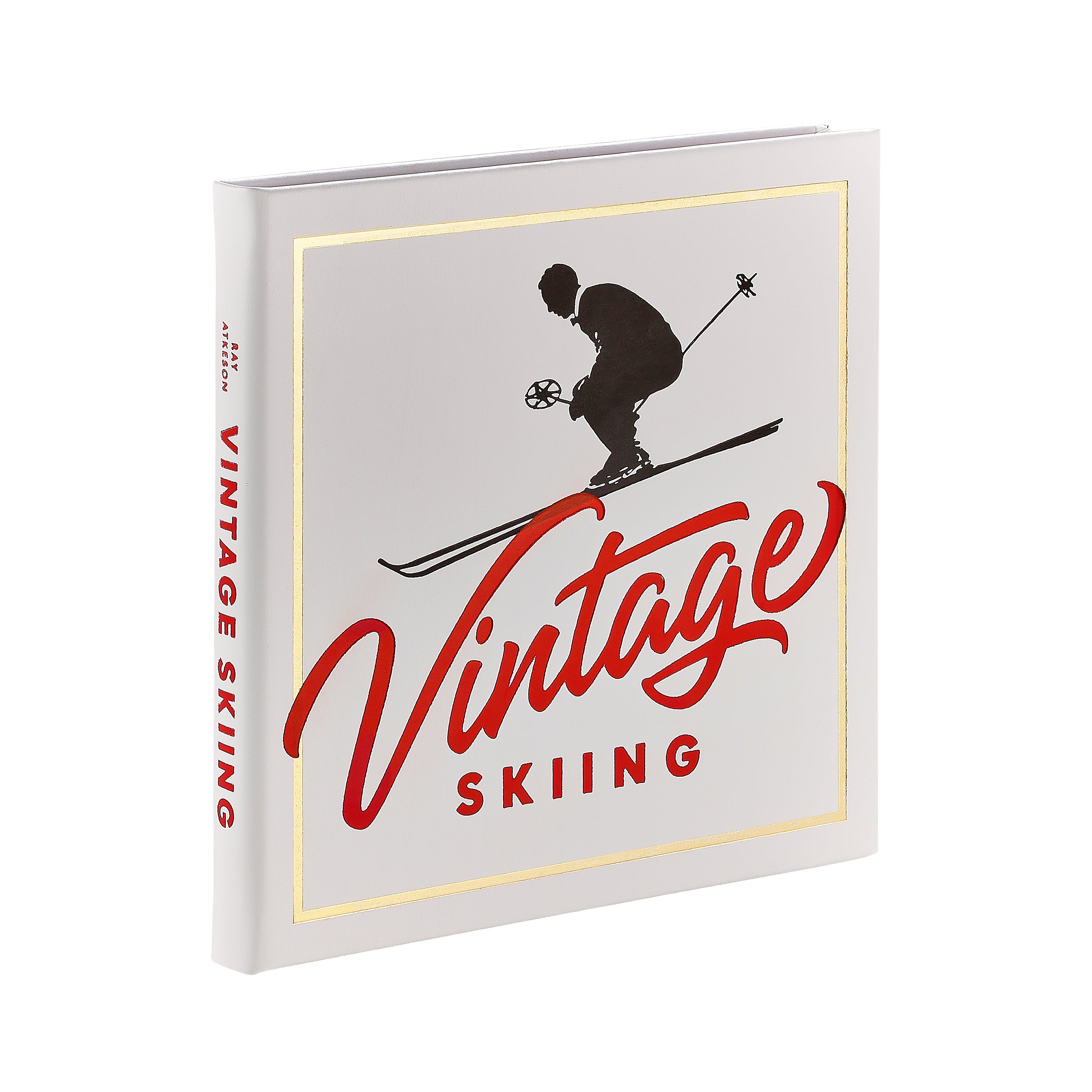  Graphic Image -  Vintage Skiing Book Leather Edition -  Books