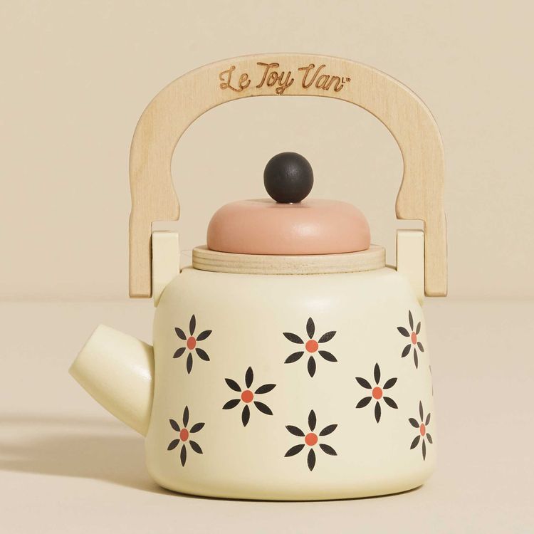  Le Toy Van -  Vintage Wooden Kettle -  Preschool