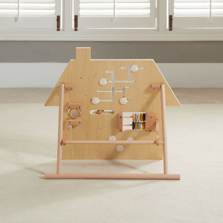 FUBABCO Busy Board Montessori 9 En 1 - Tableau D'Activités En Feutre Avec Horloge, Météo, Fermeture Éclair - Cadeau Dès 2 Ans