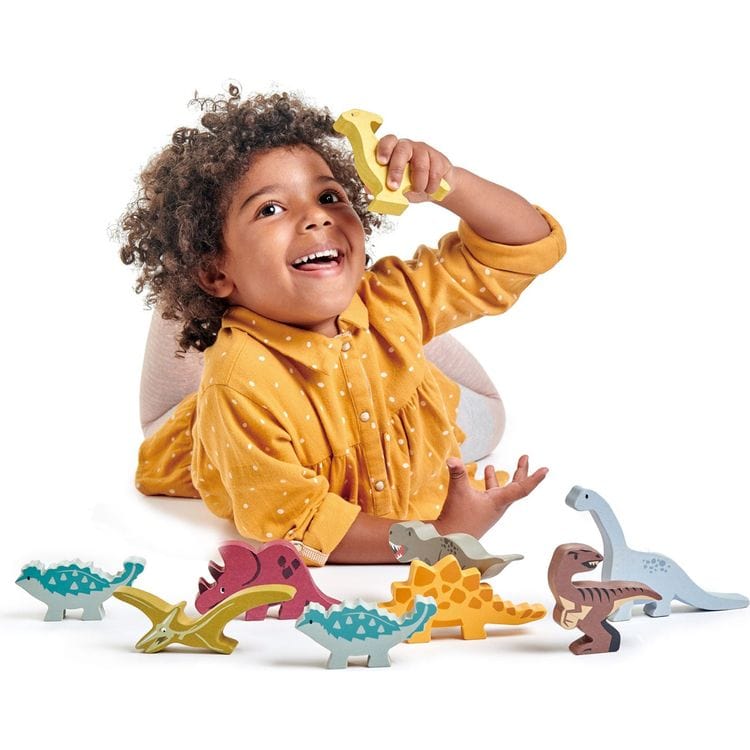  Tender Leaf Toys -  Wooden Dinosaurs -  Preschool