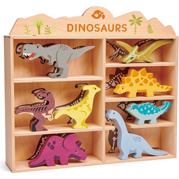  Tender Leaf Toys -  Wooden Dinosaurs -  Preschool