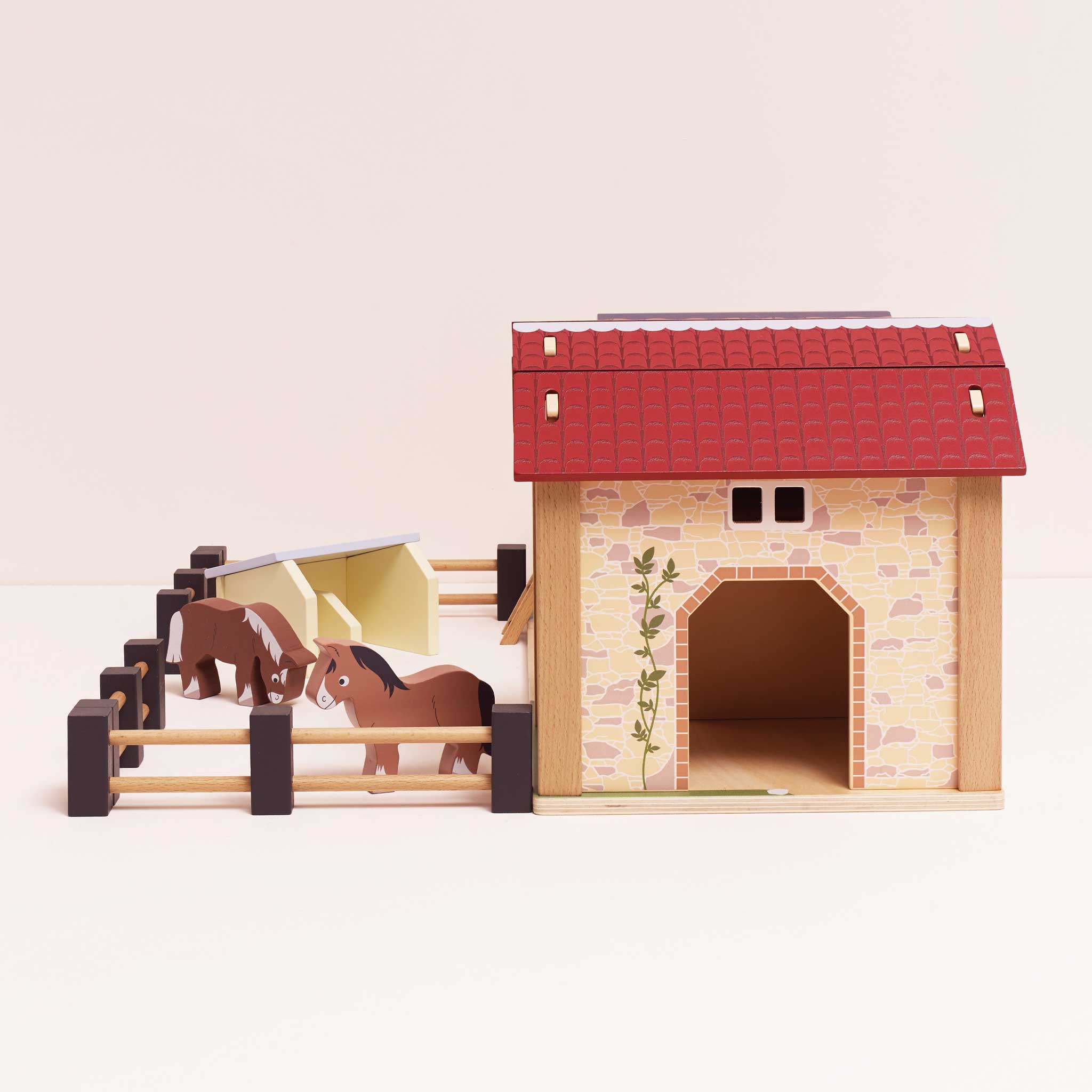  Le Toy Van -  Wooden Farmyard Stables -  Preschool