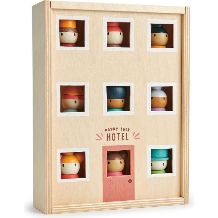  Tender Leaf Toys -  Wooden Happy Folk Hotel -  Preschool