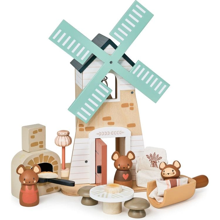  Tender Leaf Toys -  Wooden Penny Windmill -  Preschool
