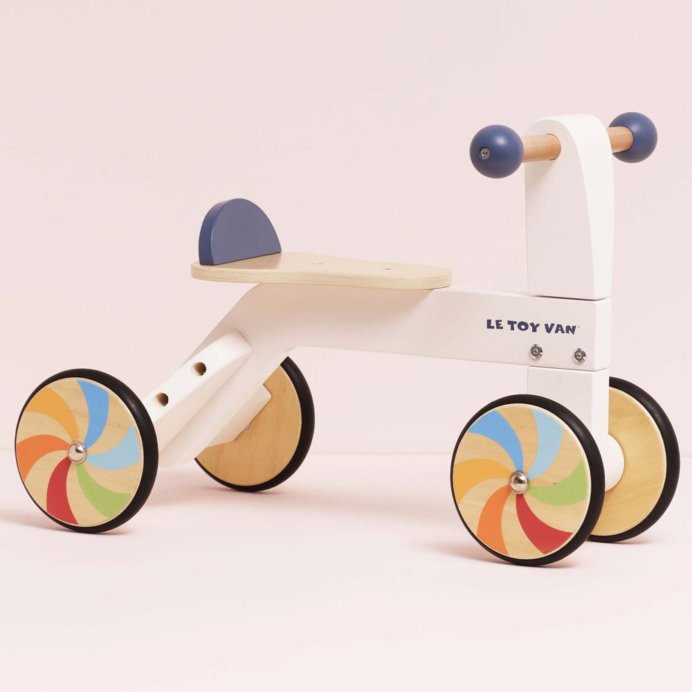  Le Toy Van -  Wooden Rainbow Ride-On Trike -  Infants