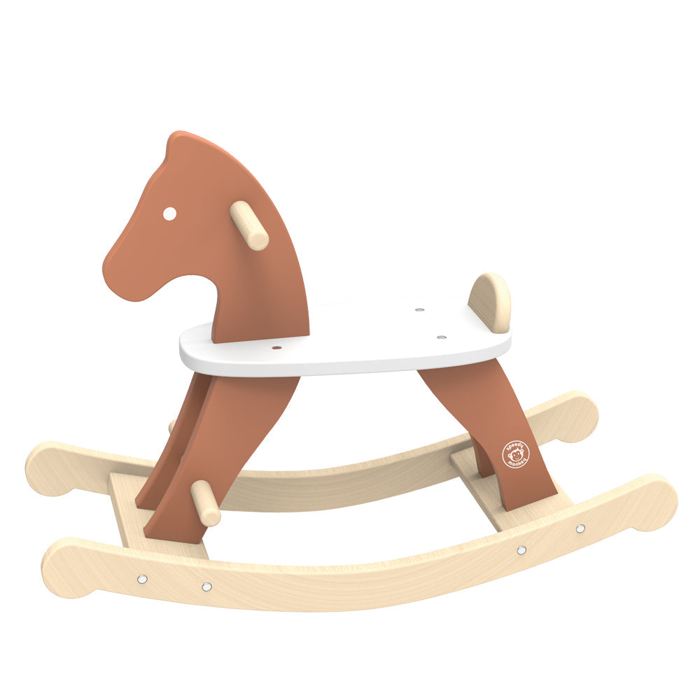  Speedy Monkey -  Wooden Rocking Horse -  Infants