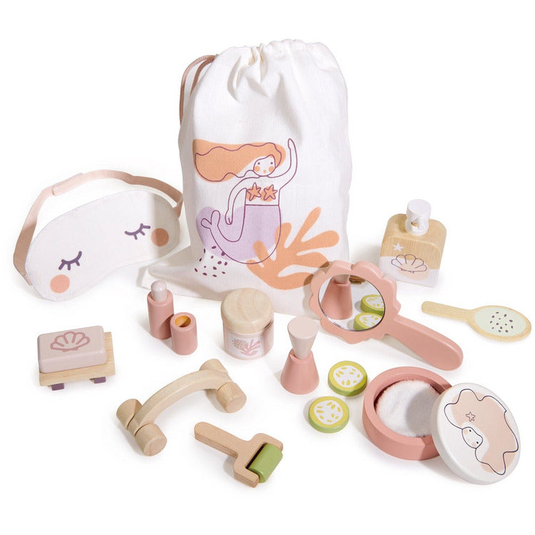  Tender Leaf Toys -  Wooden Spa Retreat Set -  Preschool