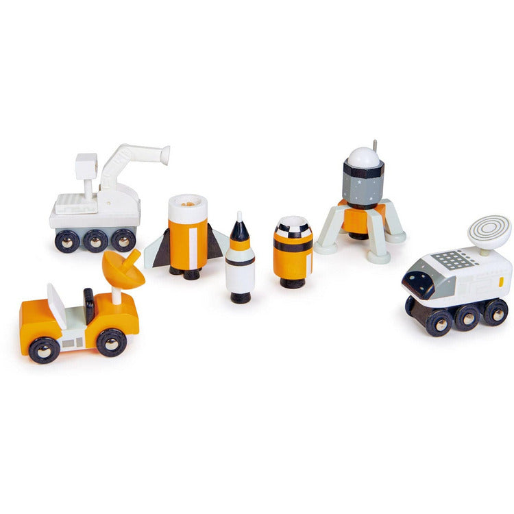  Tender Leaf Toys -  Wooden Space Voyager Set -  Preschool
