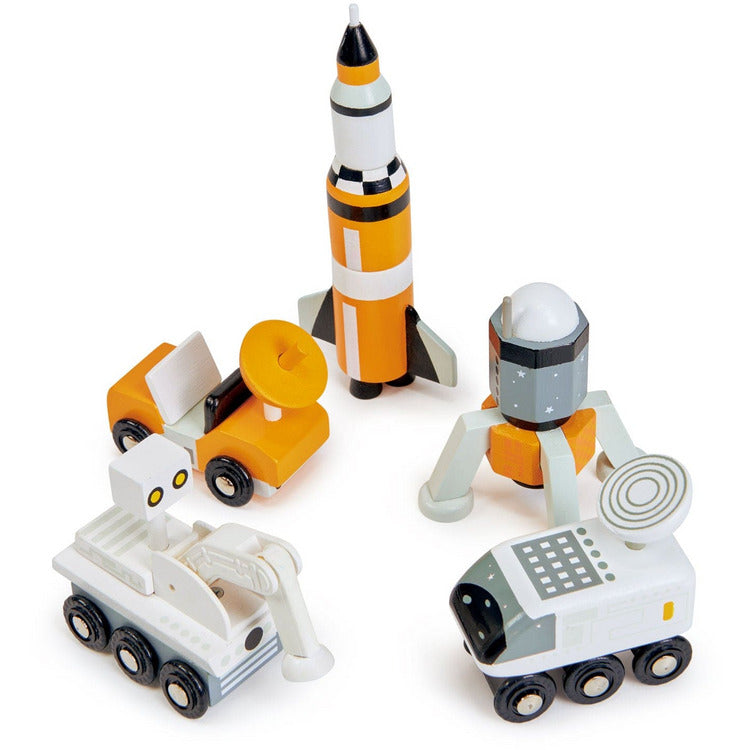  Tender Leaf Toys -  Wooden Space Voyager Set -  Preschool