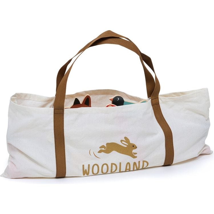  Tender Leaf Toys -  Woodland Animals Indoor Croquet Set -  Preschool