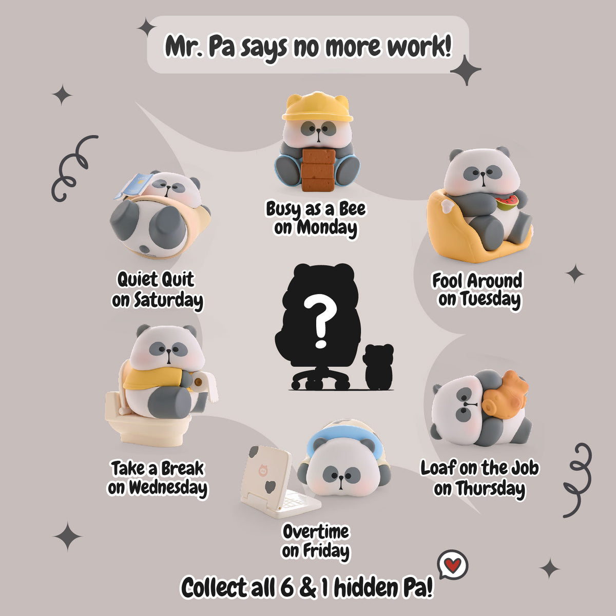 Battat Blind Boxes -  Working Week Series Blind Box -  Collectibles