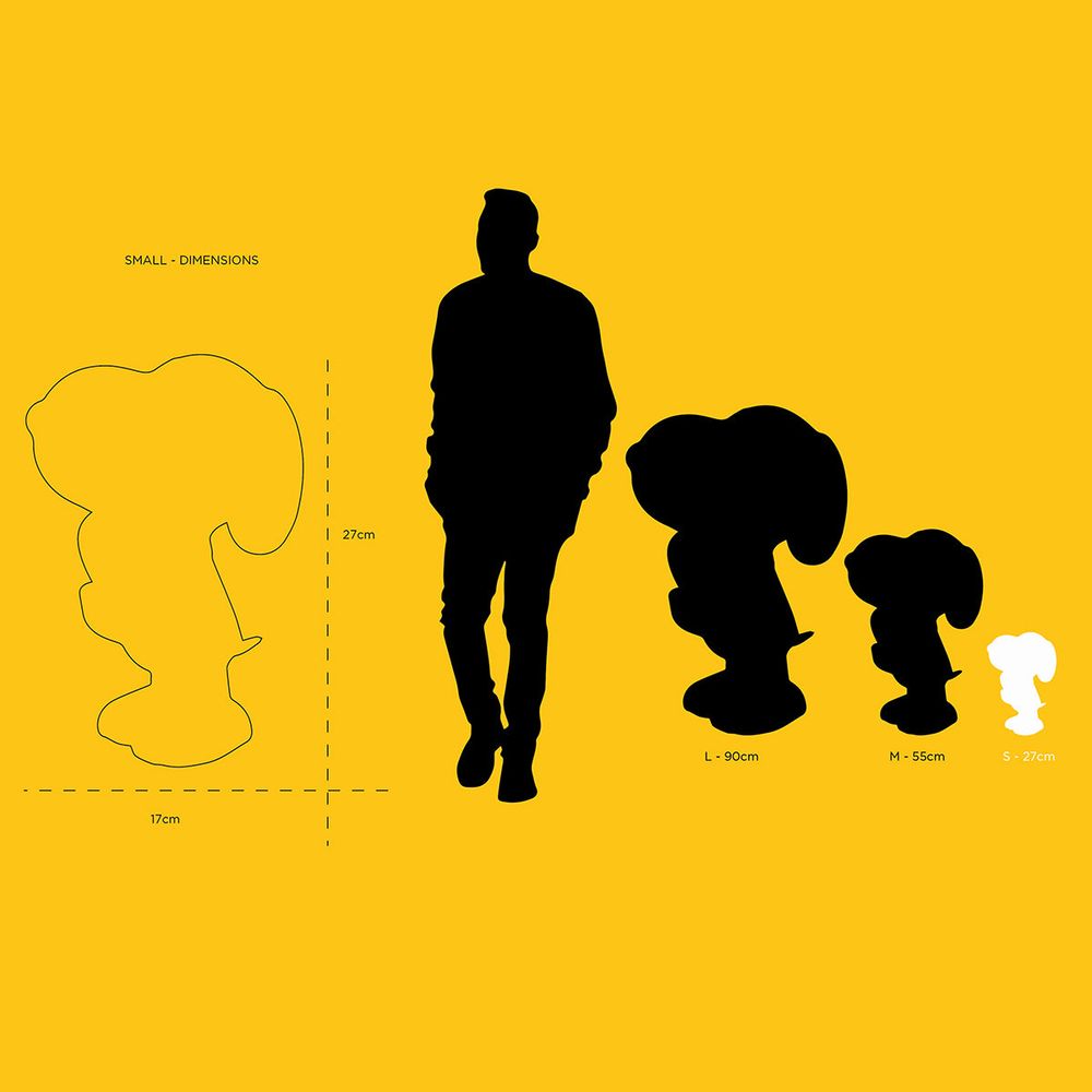 Snoopy 11" Figurine With Heart - White & Red