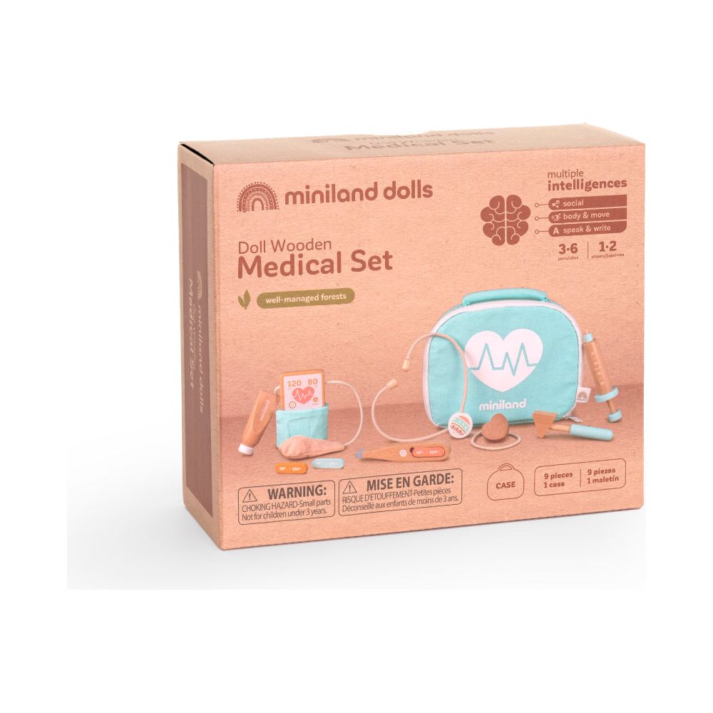 Doll Wooden Doctor Set