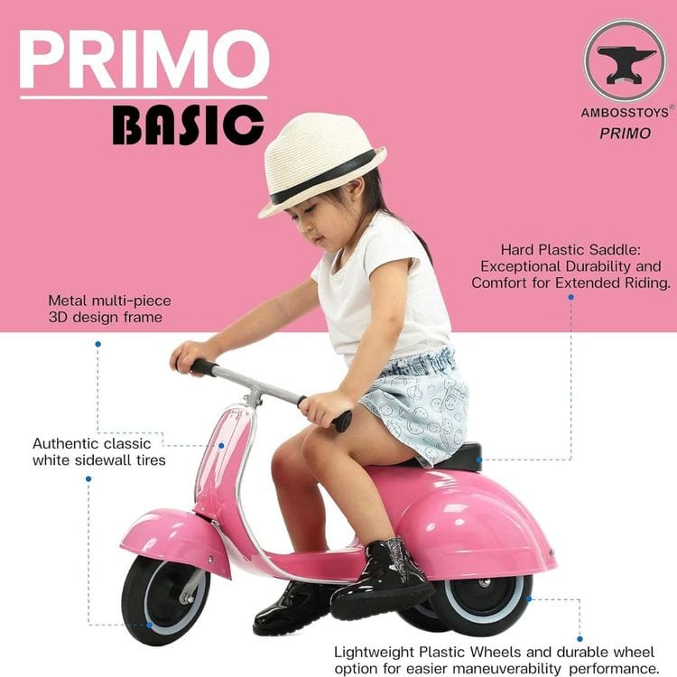 Ambosstoys Preschool Primo Basic Pink Ride-On