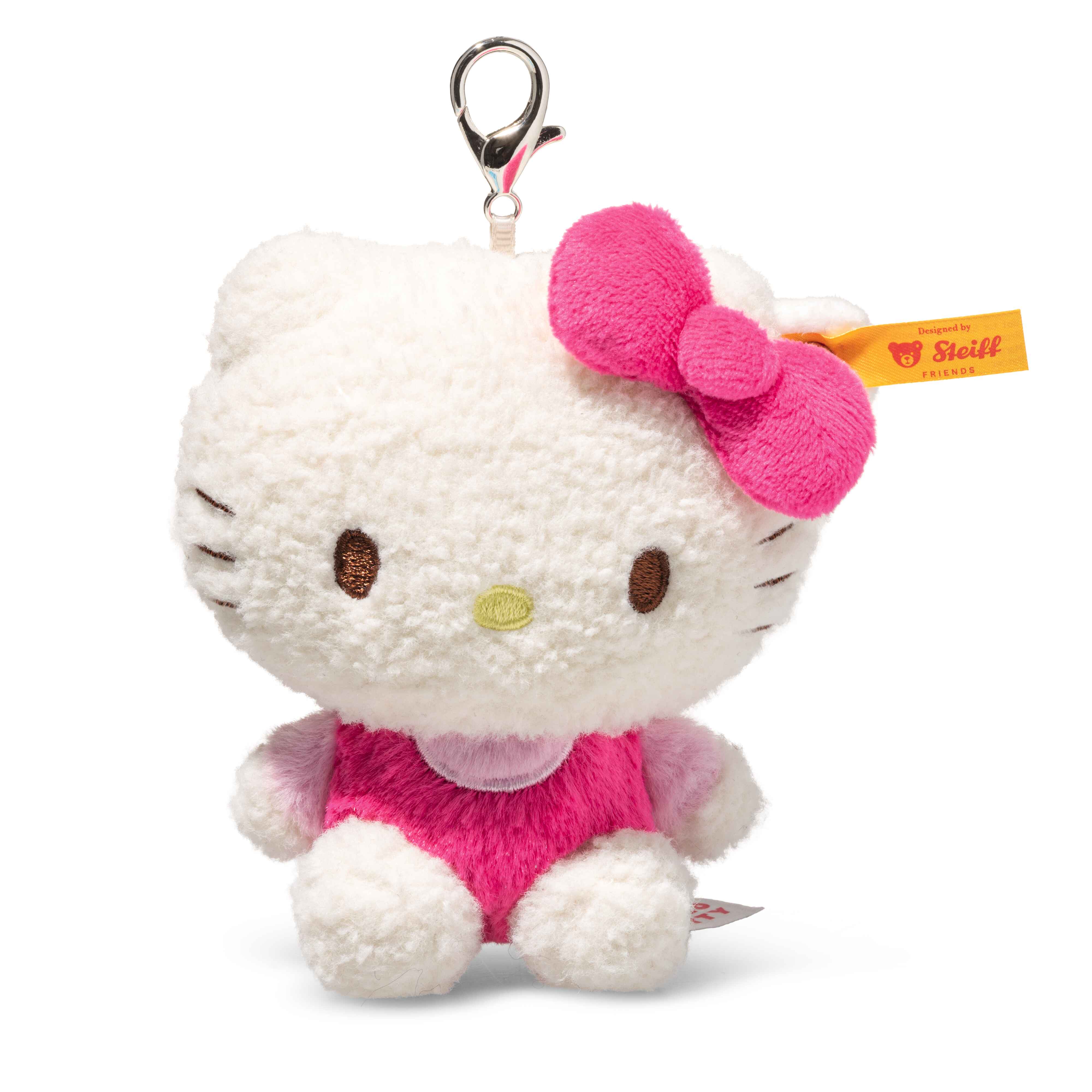 Hello Kitty Keyring - White
