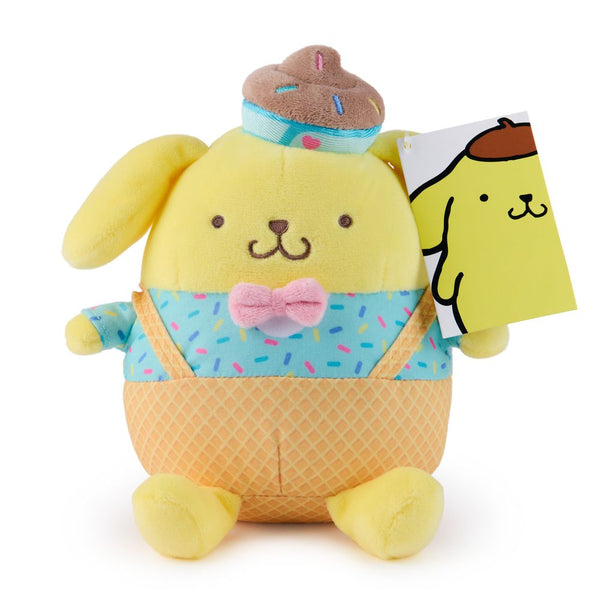 GUND Sanrio Hello Kitty and Friends Pompompurin Ice Cream Plush