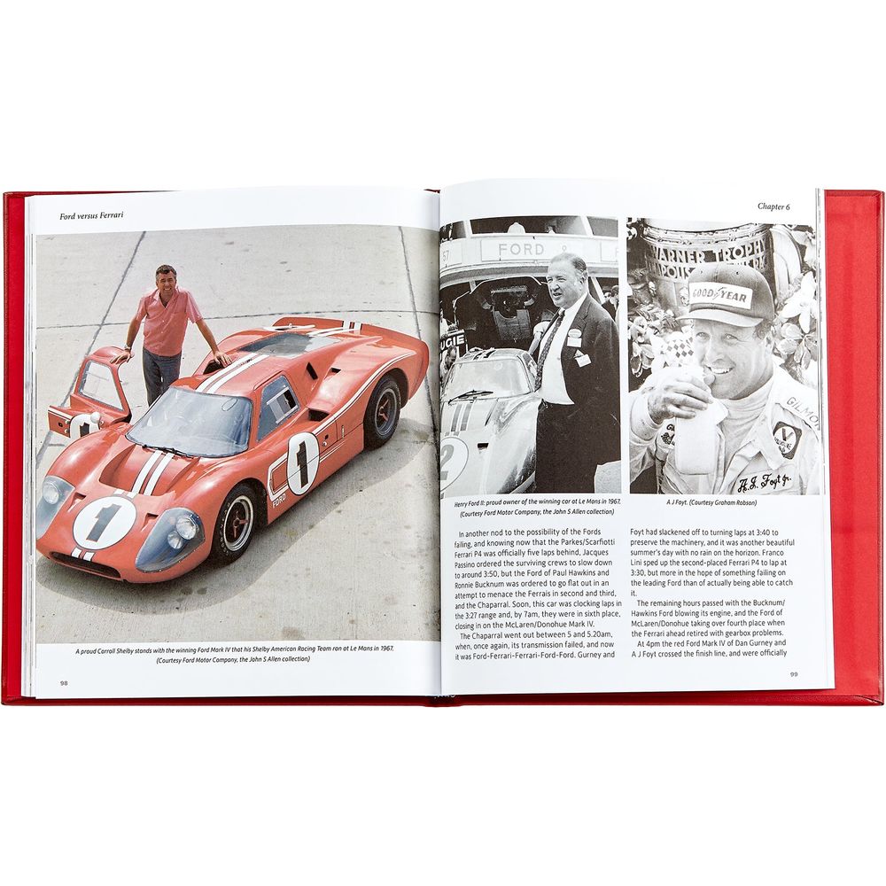 Ford VS. Ferrari Book Leather Edition